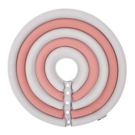 Cat Recovery Collar 8 Colors Pet Neck Cone Adjustable Easy Clean Puppy Kitty Surgery Recovery Collar Anti-bite Cone (Color: Gray  Pink, size: 2XL)