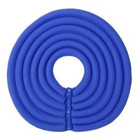 Cat Recovery Collar 8 Colors Pet Neck Cone Adjustable Easy Clean Puppy Kitty Surgery Recovery Collar Anti-bite Cone (Color: Blue, size: M)